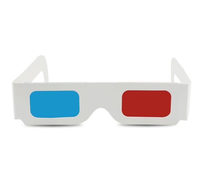 3D Film Movie Eyeglasses 3D Paper Eyewear Frame for Adults and Kids