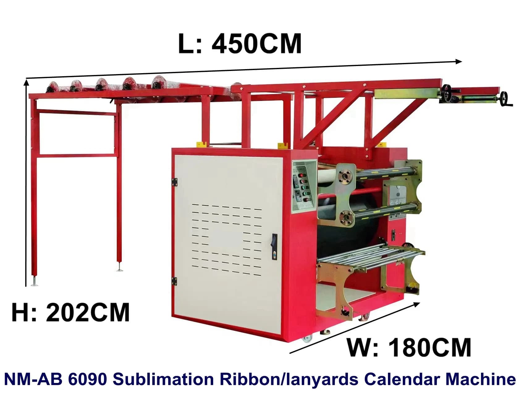 Ribbon Heat Transfer Machine Roller Double Ribbon Transfer Printing Machine Zs-Ab 800*120