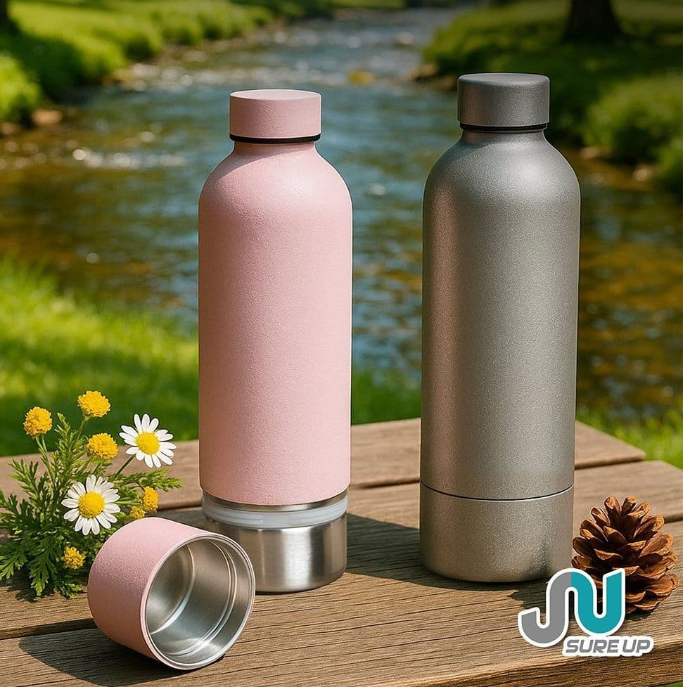 Stainless Steel Vacuum Flask 500ml 750ml Detachable Cup Outdoor Gift