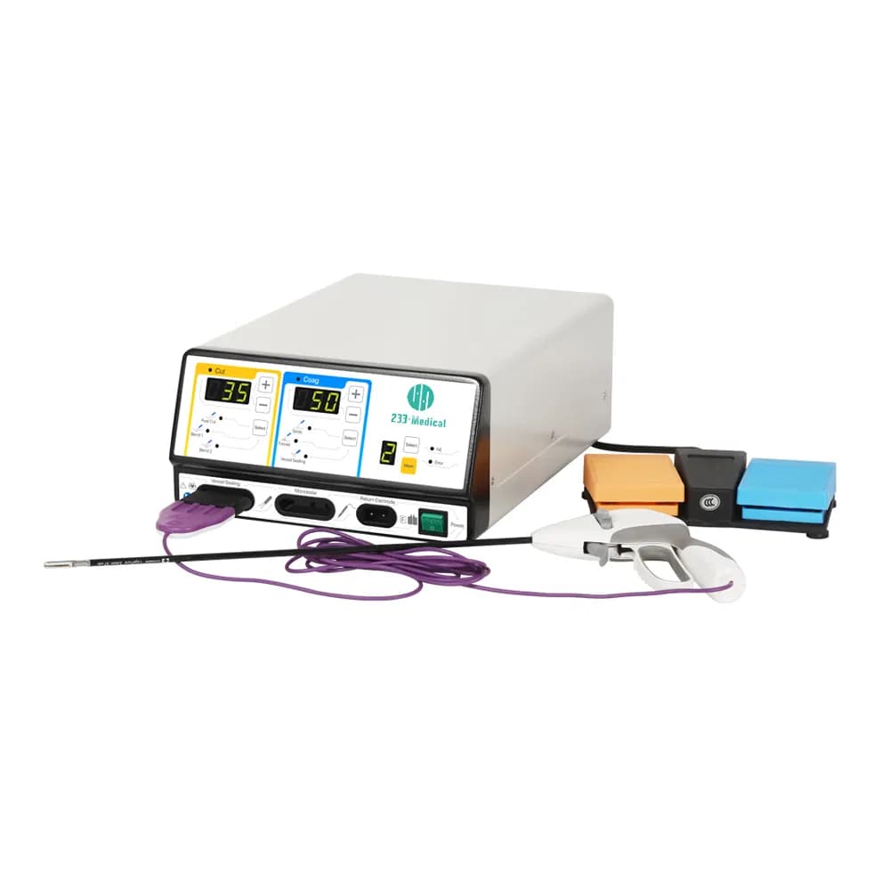 Medical Esu Electrosurgical Unit Human Vet Use High Frequency Generator Bipolar Monopolar