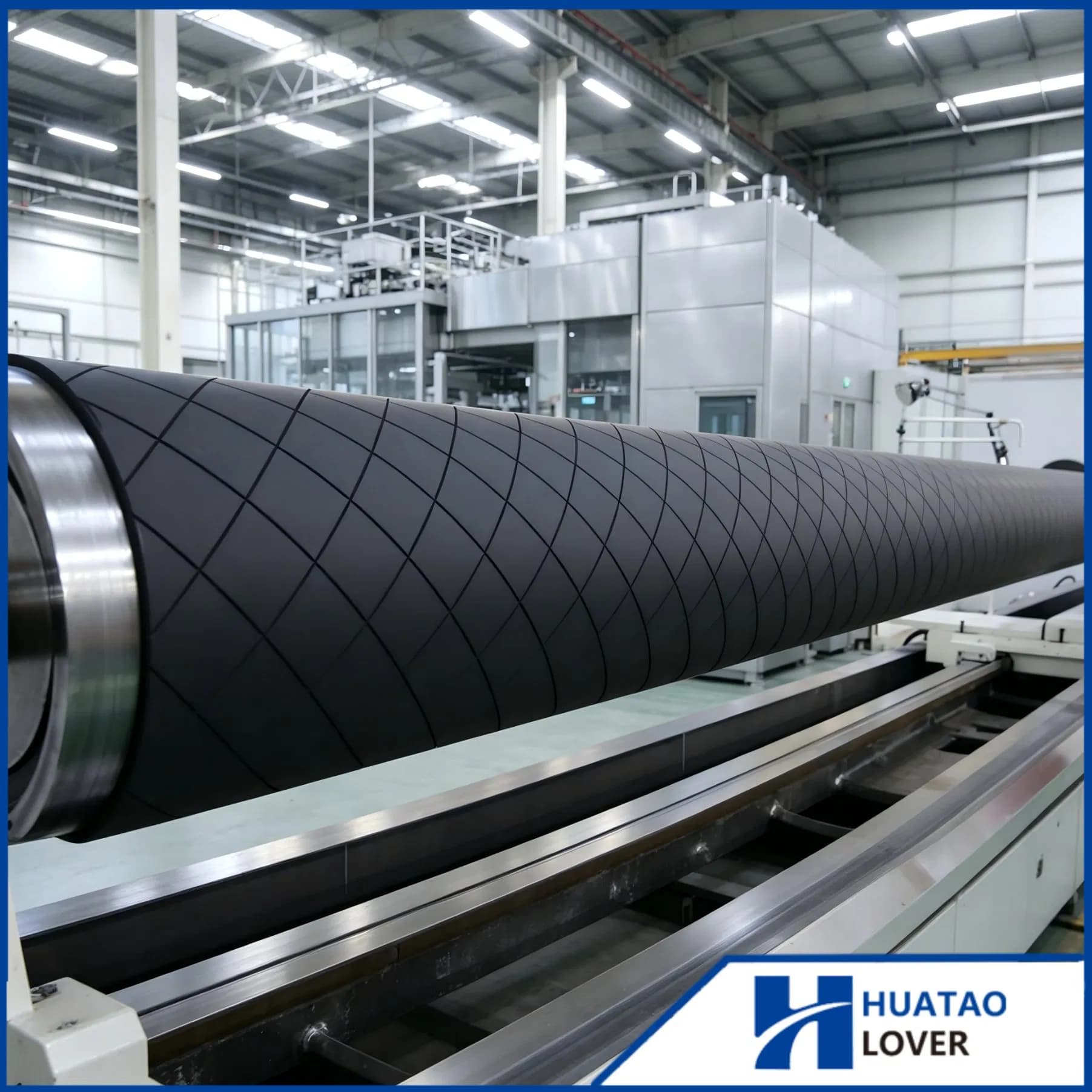BOPP BOPET Film Line Winder Contact Roll Carbon Fiber Contact Roll Cfrp
