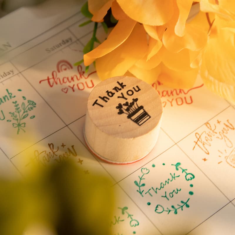Creative Wooden Stamp Painting Kit for Kids' Art Projects