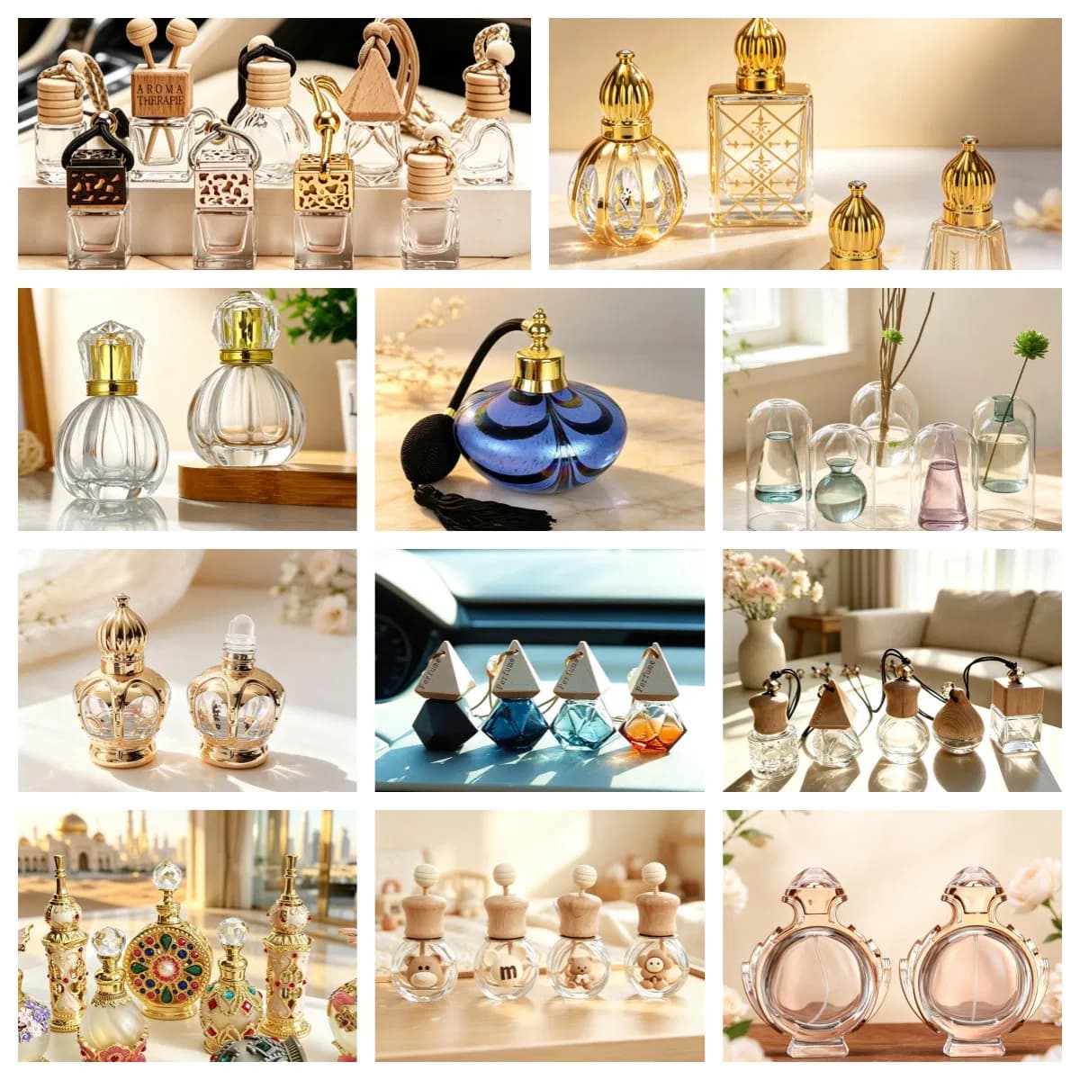 Luxury Empty Glass Perfume Spray Bottle Custom Logo & ODM Fragrance Packaging Bottle