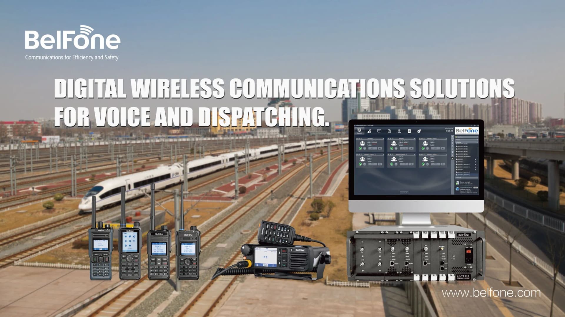Btx System Two-Way Radio Dispatch System Station 4 8 Channels Slots