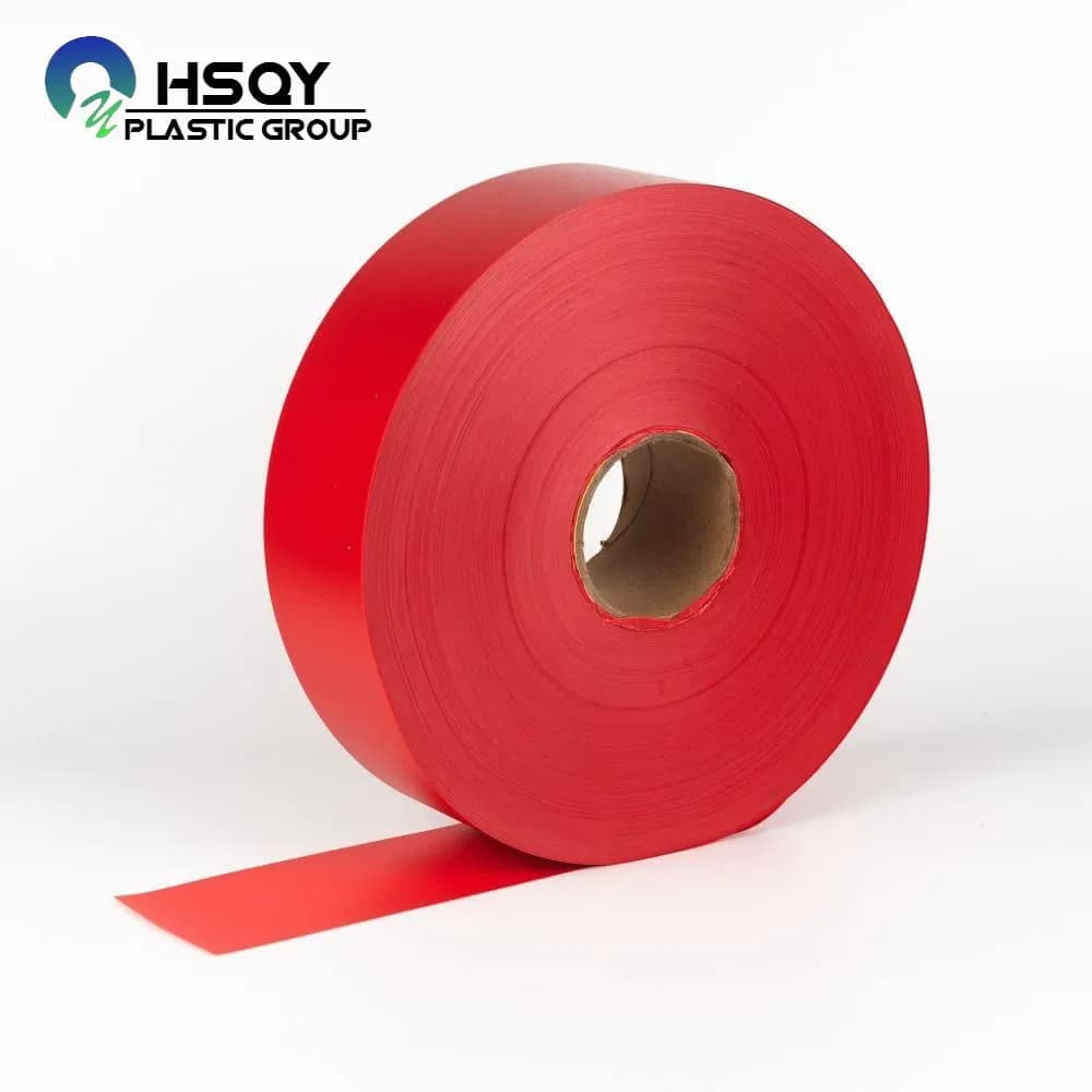 Christmas Tree Rolls Plastic Sheet Green/Red Rigid PVC Film Roll for Leaf Tree