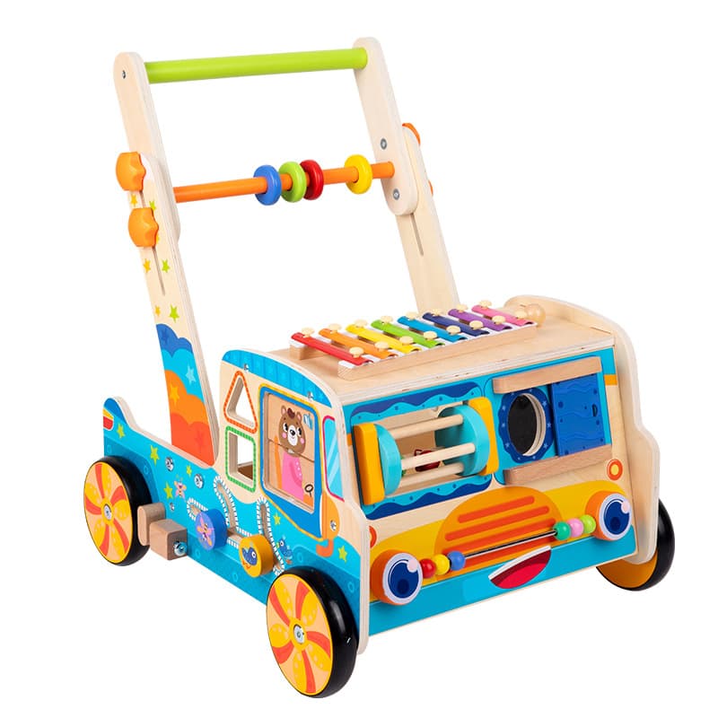 Wholesale Guangdong Good Quality Infant Rocking 5-in-1 Best Cheap Professional Cute Wooden Toy New Baby Walker