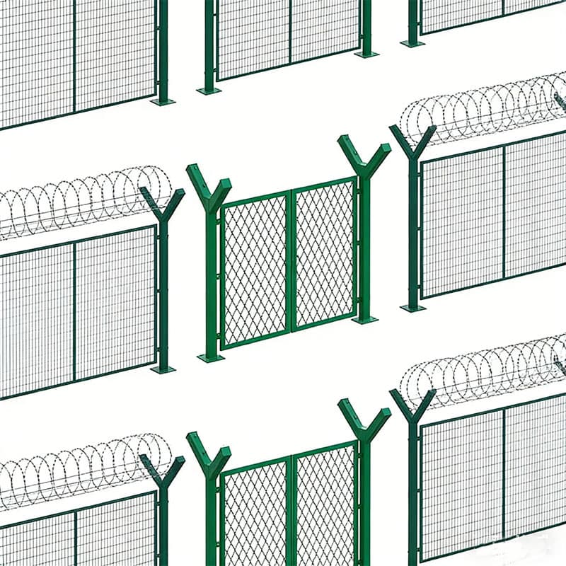 Galvanized Welded Wire Mesh Fencing Panel for Airport Prison