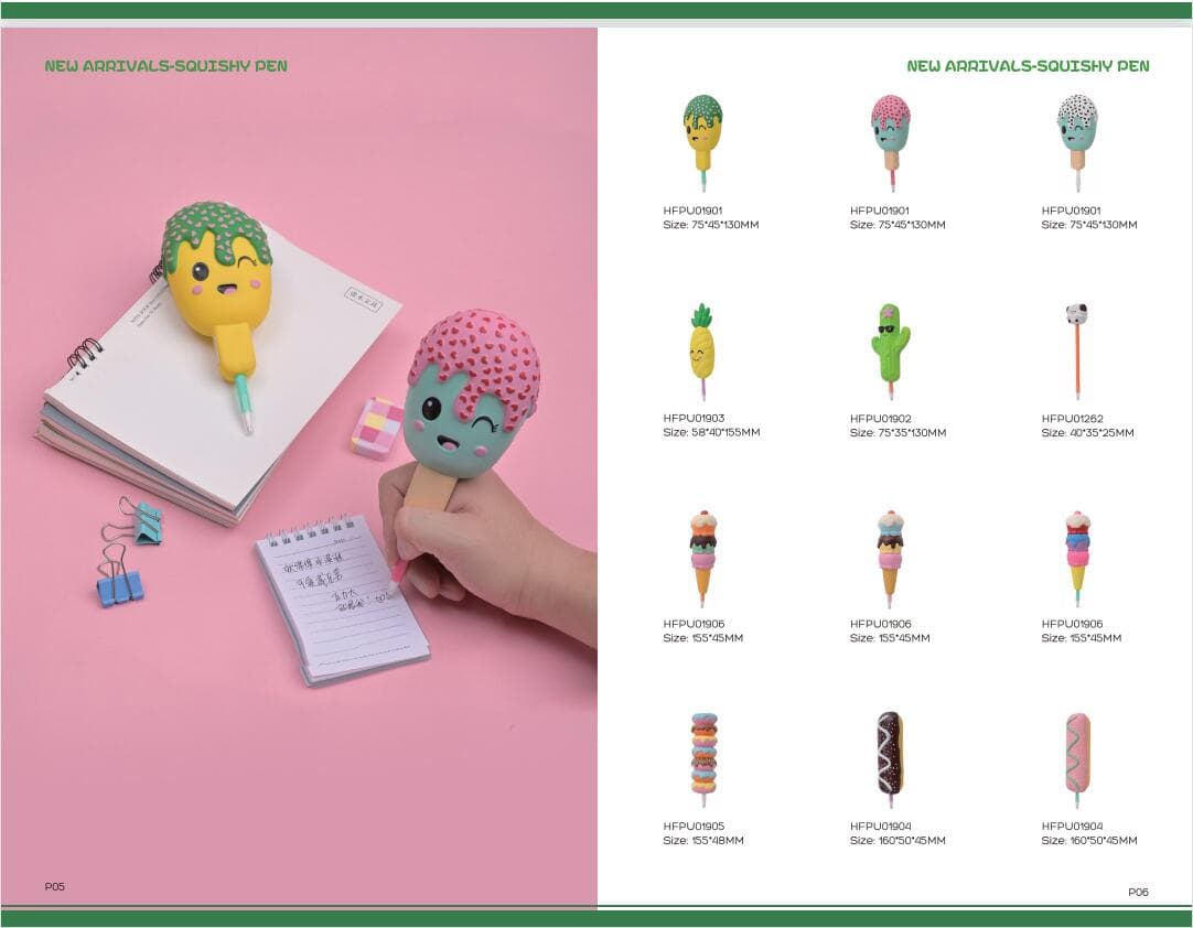 PU Pen Squishy Slow Rising Toy Stationery Series Educational Toys Juguetes