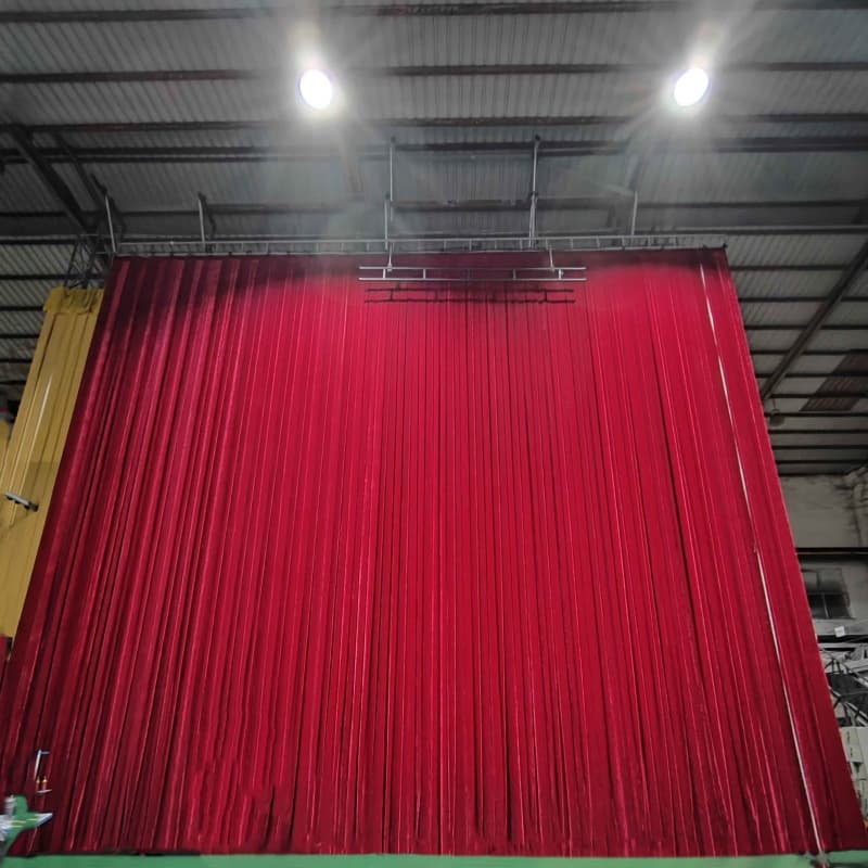Advanced Fire Retardant Motorized Stage Curtain for Auditoriums