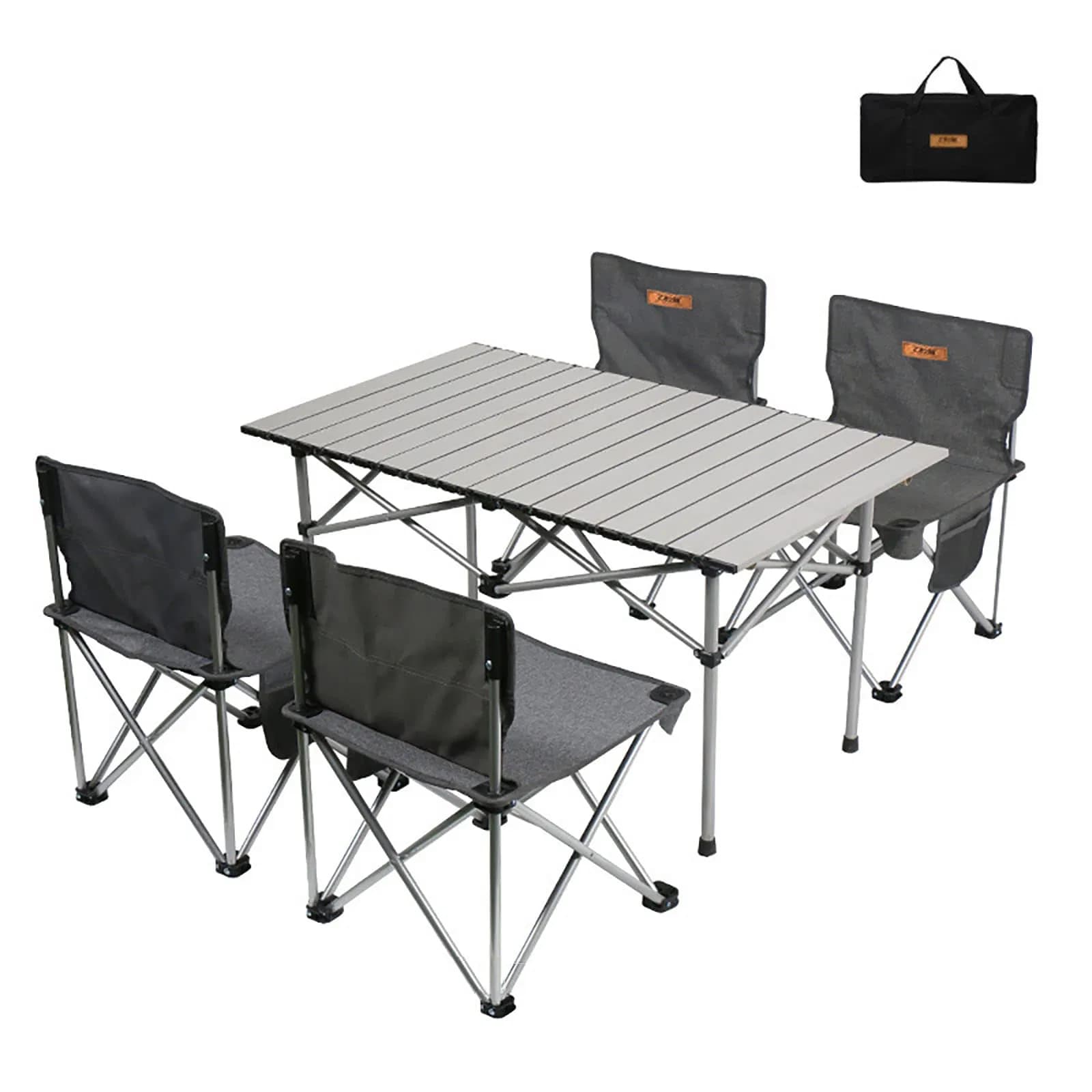 Lightweight Aluminum Extrusion Folding Picnic Chair Aluminium Table for Camping Site