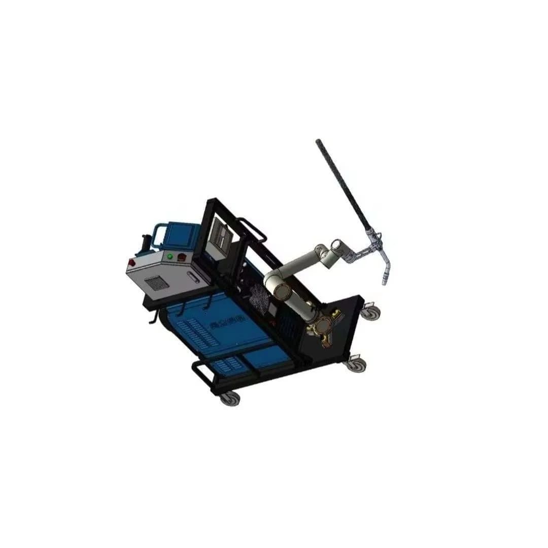 Portable Automated Industrial Cobot Welding Robot Arm with Mobile Carriage