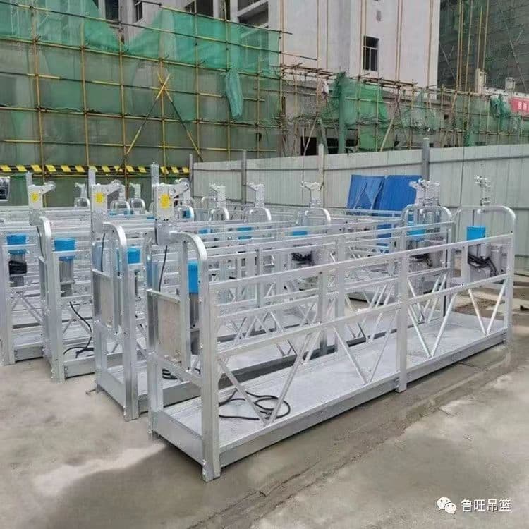 Zlp630 Aluminum Suspended Platform Electric Gondola for High Building Maintenance