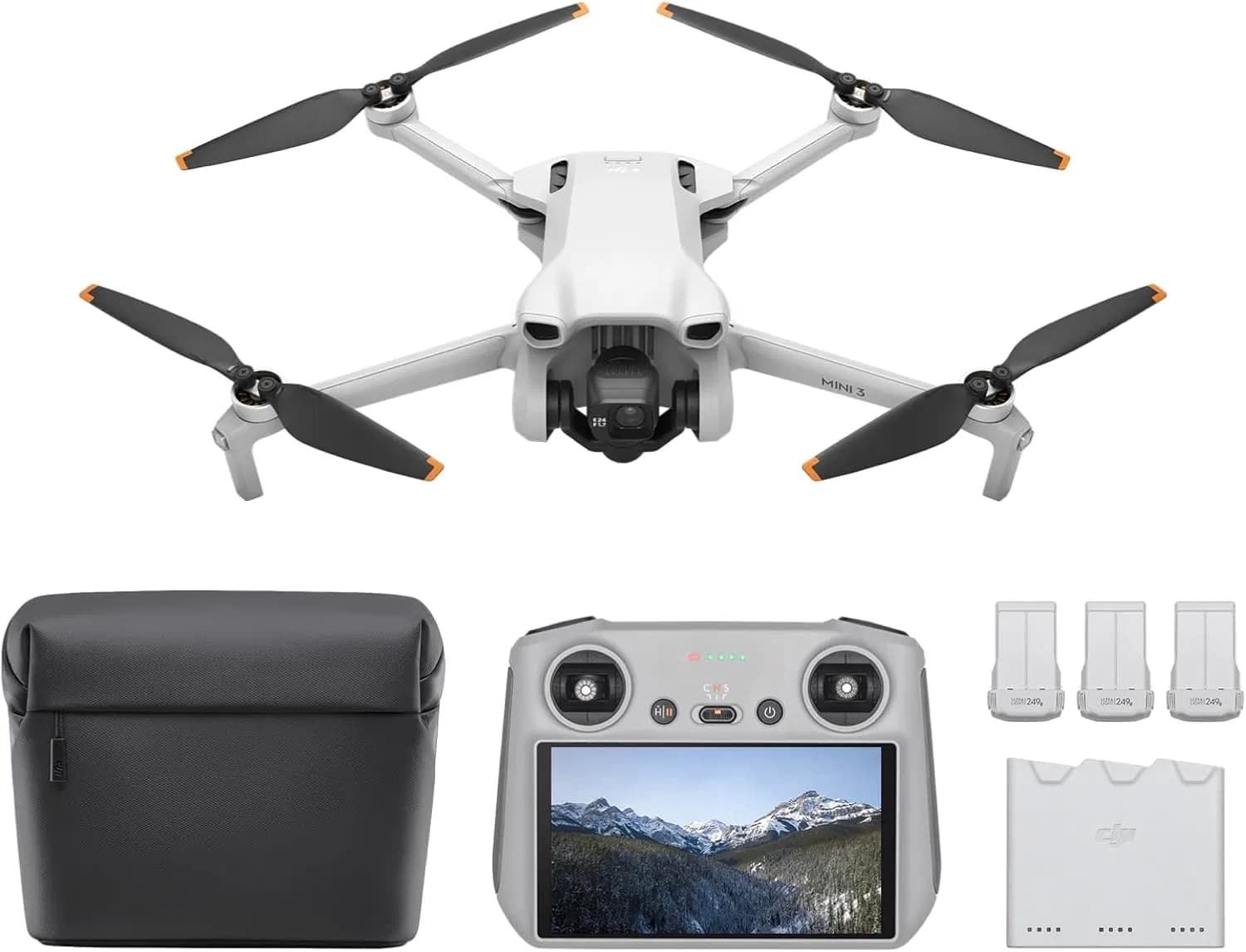 Original Drone Mini 3 Fly More Combo Drones with Camera for Adults 4K 3 Batteries