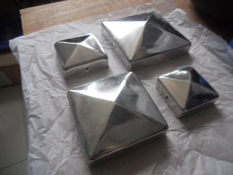 Steel Post Cap for Fence, Galvanized Steel Fence Post Cap
