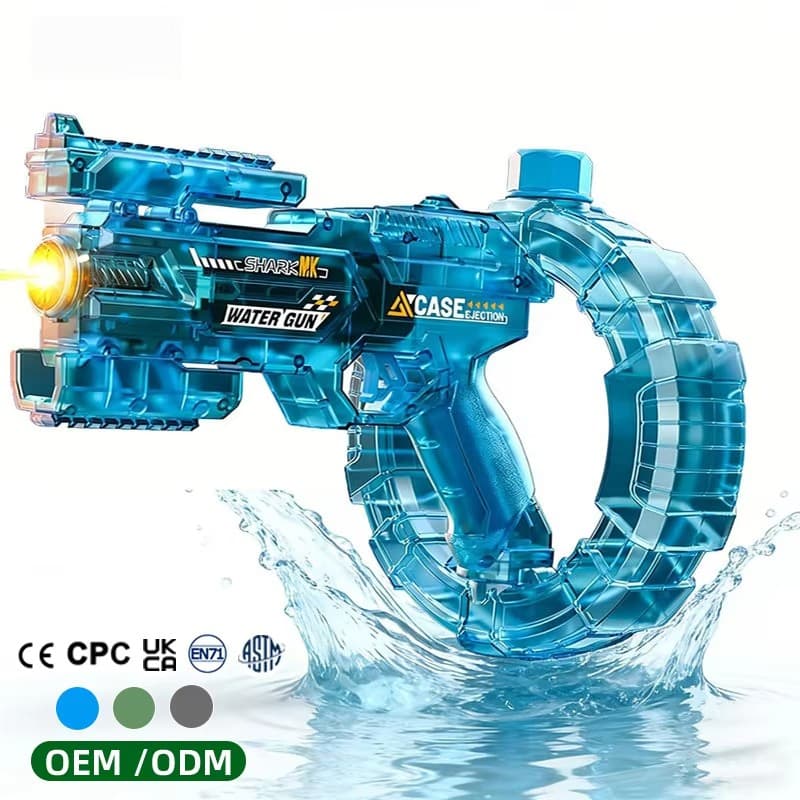 Electric Water Gun Toy for Kids with Light and Speed