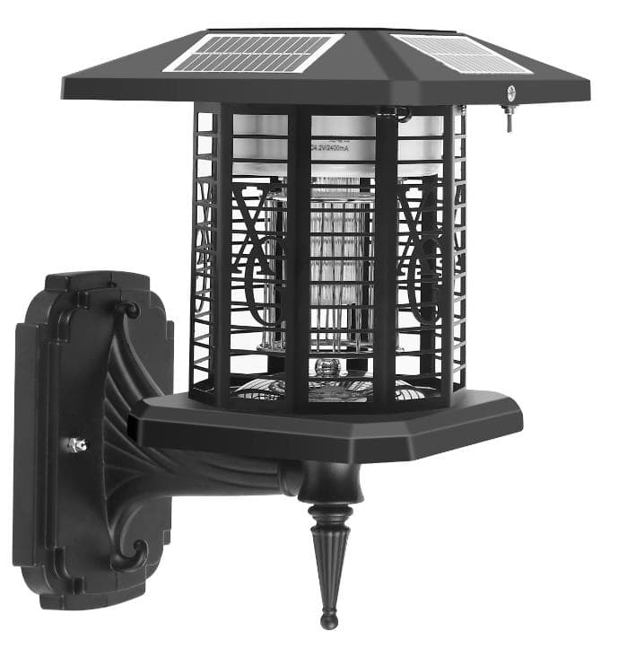 2021 Latest Solar Electric Garden Mosquito Killer Lamp Outdoor Waterproof Insect Trap