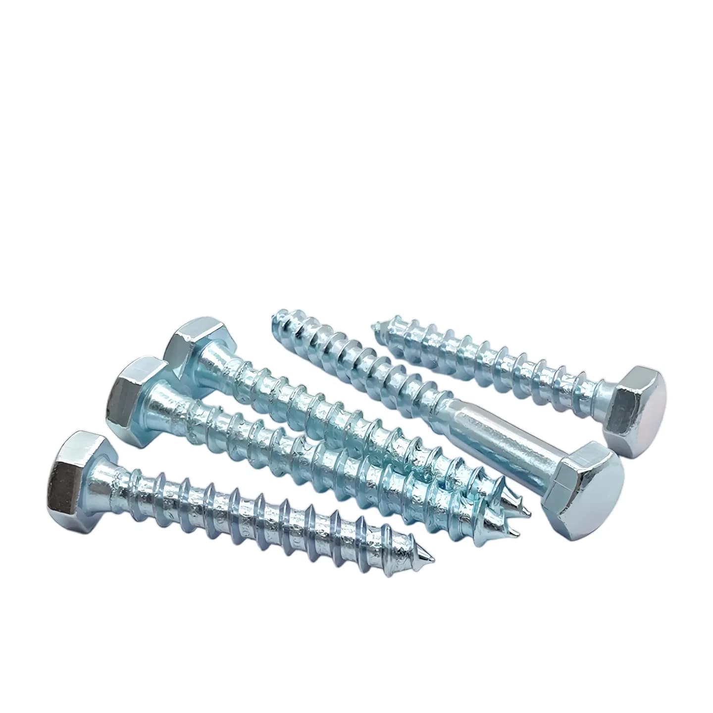 DIN571 Standard M12 Hexagon Head Full Thread Wood Screw