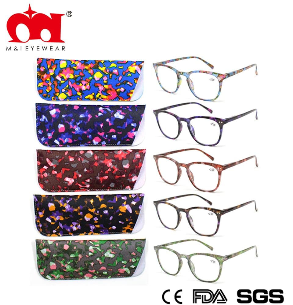 Stylish Reading Glasses and Eyeglasses Pouch with Pettern (WRP902010)