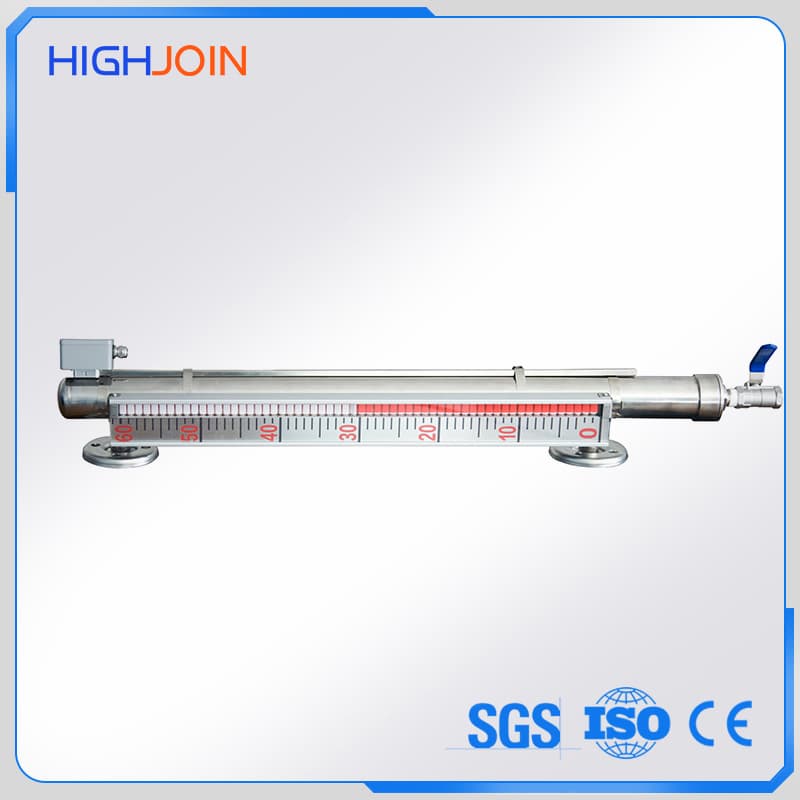 Hym-Uz 0~0.5...10m Magnetic Flap Liquid Level Gauge Sensor Transmitter