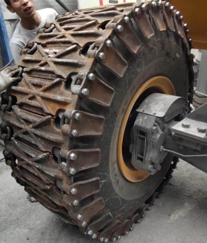 23.5-26 Anti Skid Chain Tire Chain Universal Chains Steel Chains Wheel Loader Chains for Forklifts