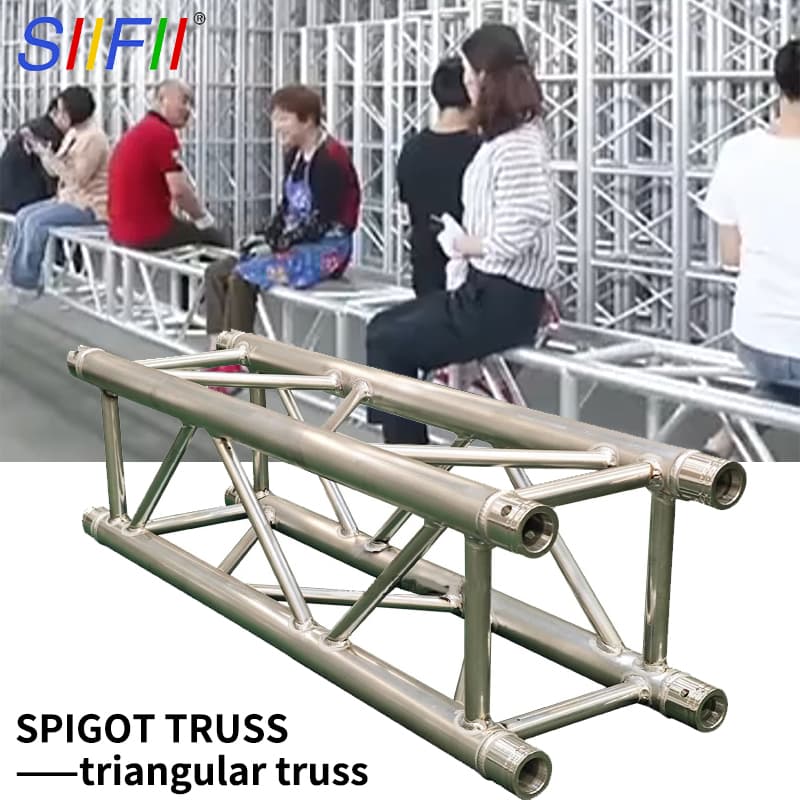 F34 Strong Aluminum Portable Stage Truss Which Compatible with Global Truss for Sale