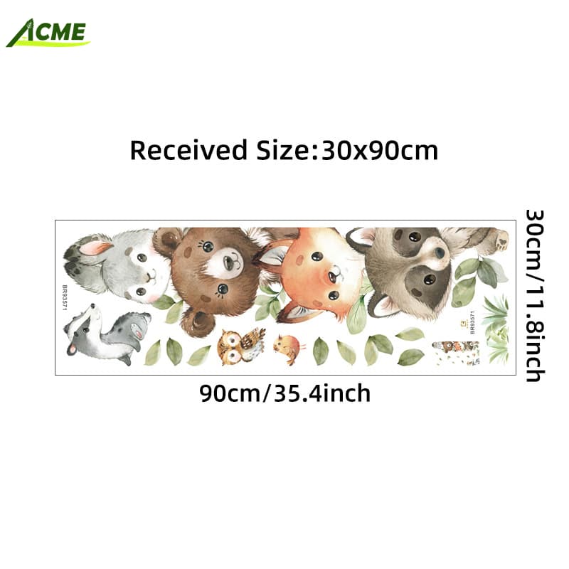 Custom Printing Popular Water-Proof Cartoon Wall Sticker Home Decoration PVC Wall Sticker for Christmas