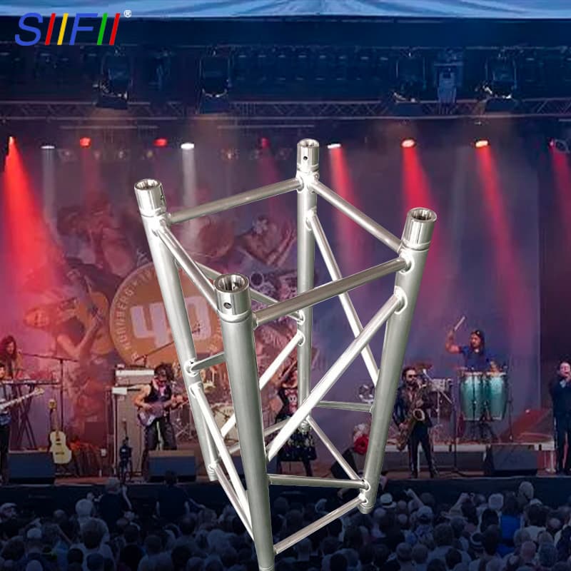 Outdoor Customized Aluminum Roof Truss System and Stage Lighting Exhibition Truss for Sale