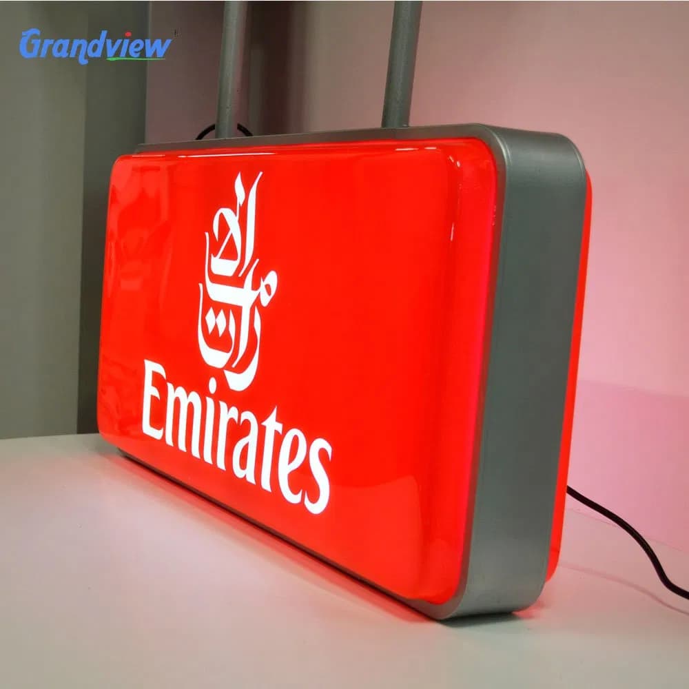 Hot Sale Custom Made Round Shape Vacuum Light Box