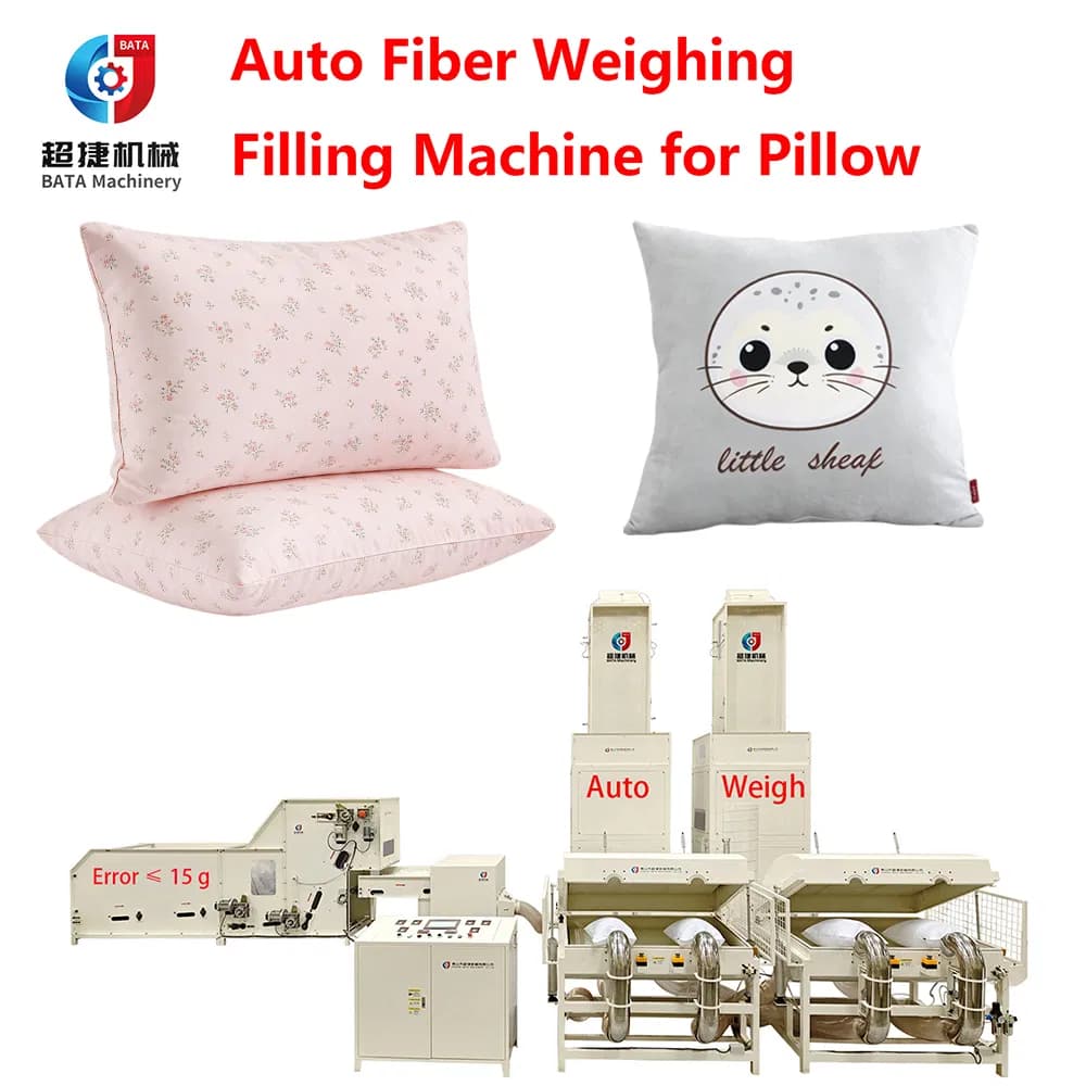 Fiber Pillow Filling Machine Polyester Fibre Opening Carding and Cushion Stuffing Machine