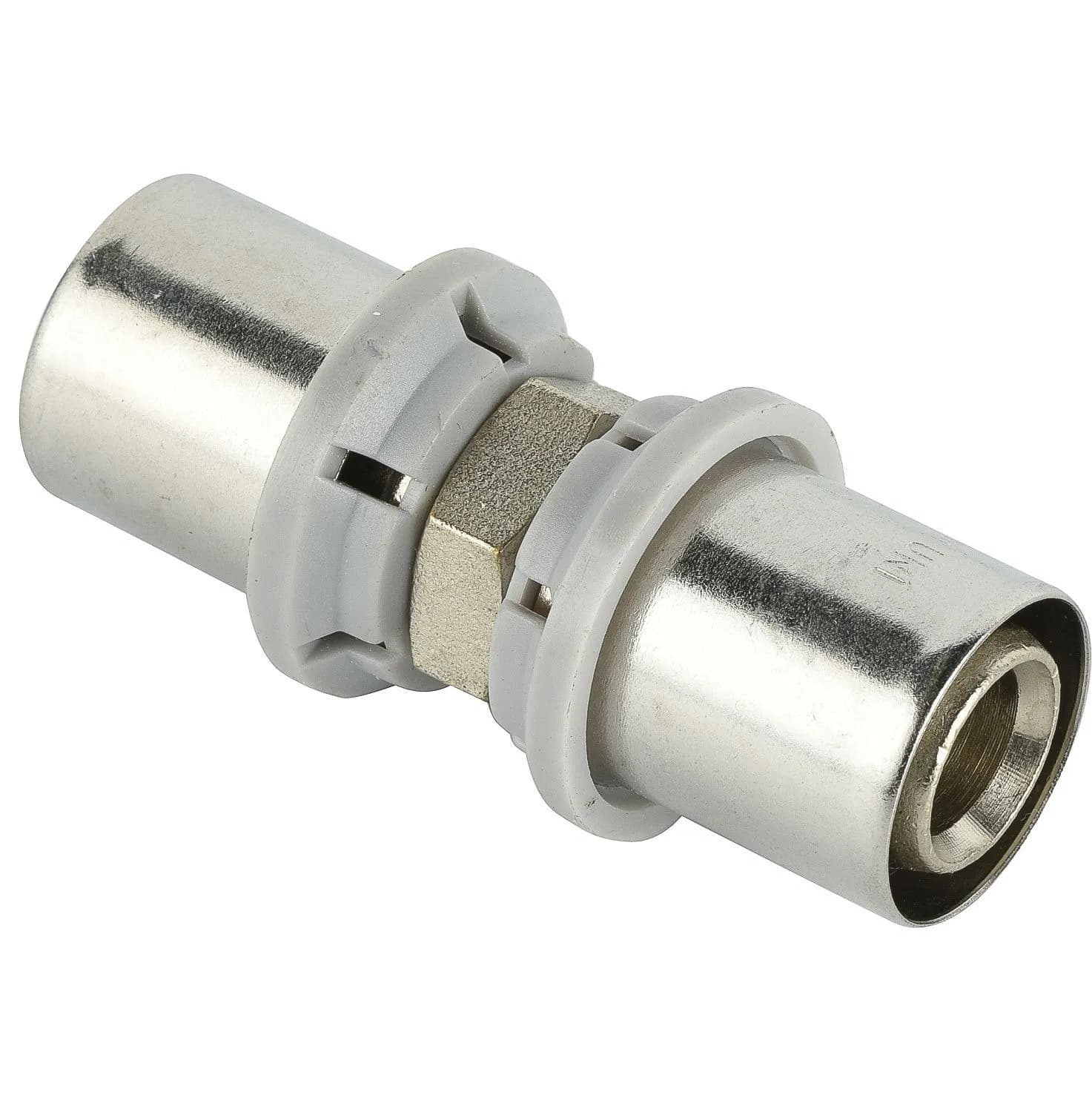Brass Press Fittings Equal Tee Brass U Profile Press Fittings for Pluming Multilayer Pex Pert Water and Gas Pipe Coupling