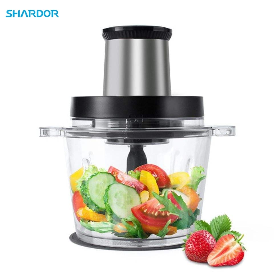 Electric 6 Bi-Level Blades for Chopping Grinding Mincing Food Chopper & Mixer