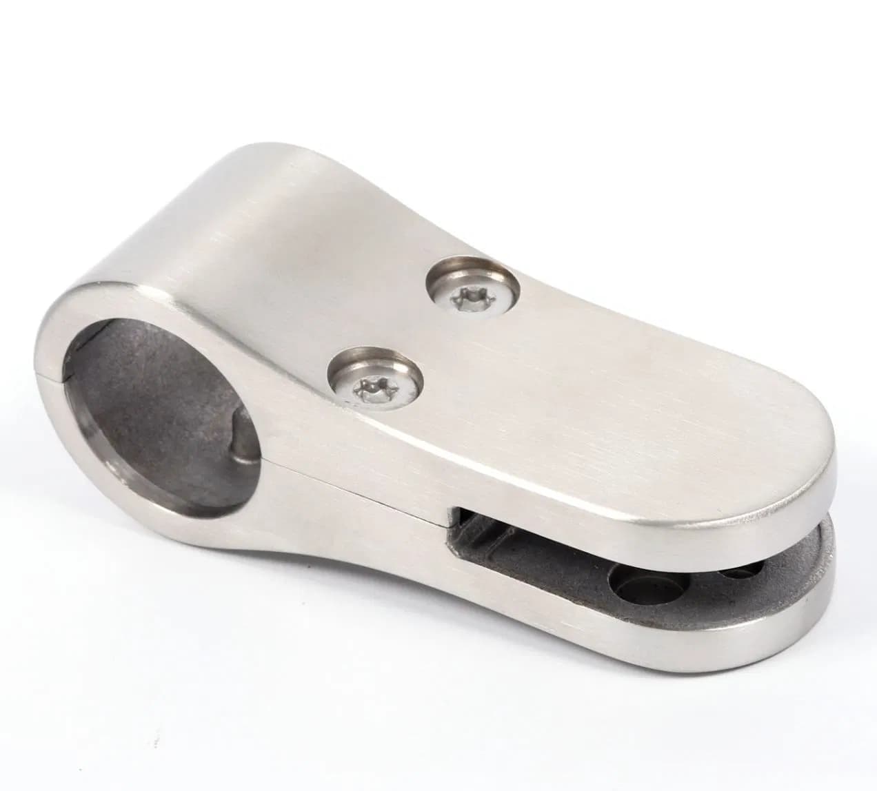 Stainless Steel Baffle Plate Clip Clamp Internal Armrest Component Pipe Elbow Connector Bracket for Bus Subway Car