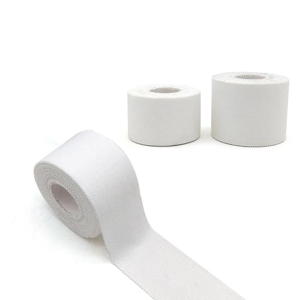 OEM Cotton Zinc Oxide Athletic Sports Tape Rigid Strapping Strong Adhesive Bandage for Gym Training Football Boxing Fighting