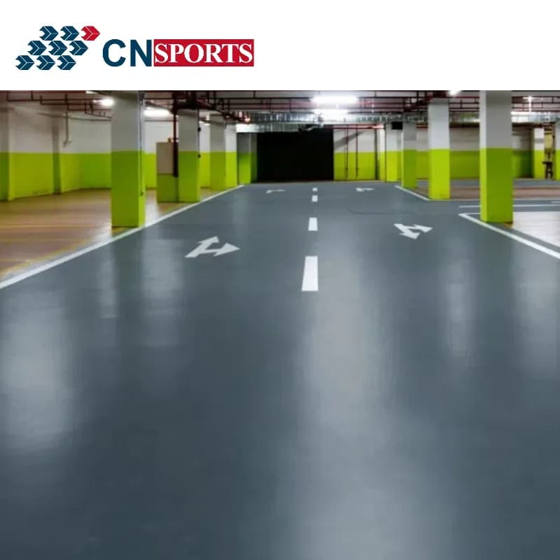 Color Lasting and Simple Construction Flooring Seamless Rubber Flooring