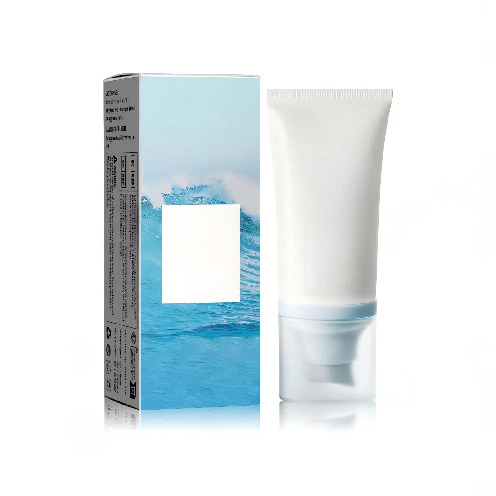 Private Label Korean Mineral Sunscreen Sun Block Cream with Hyaluronic Acid Broad Spectrum SPF50 Sun Cream