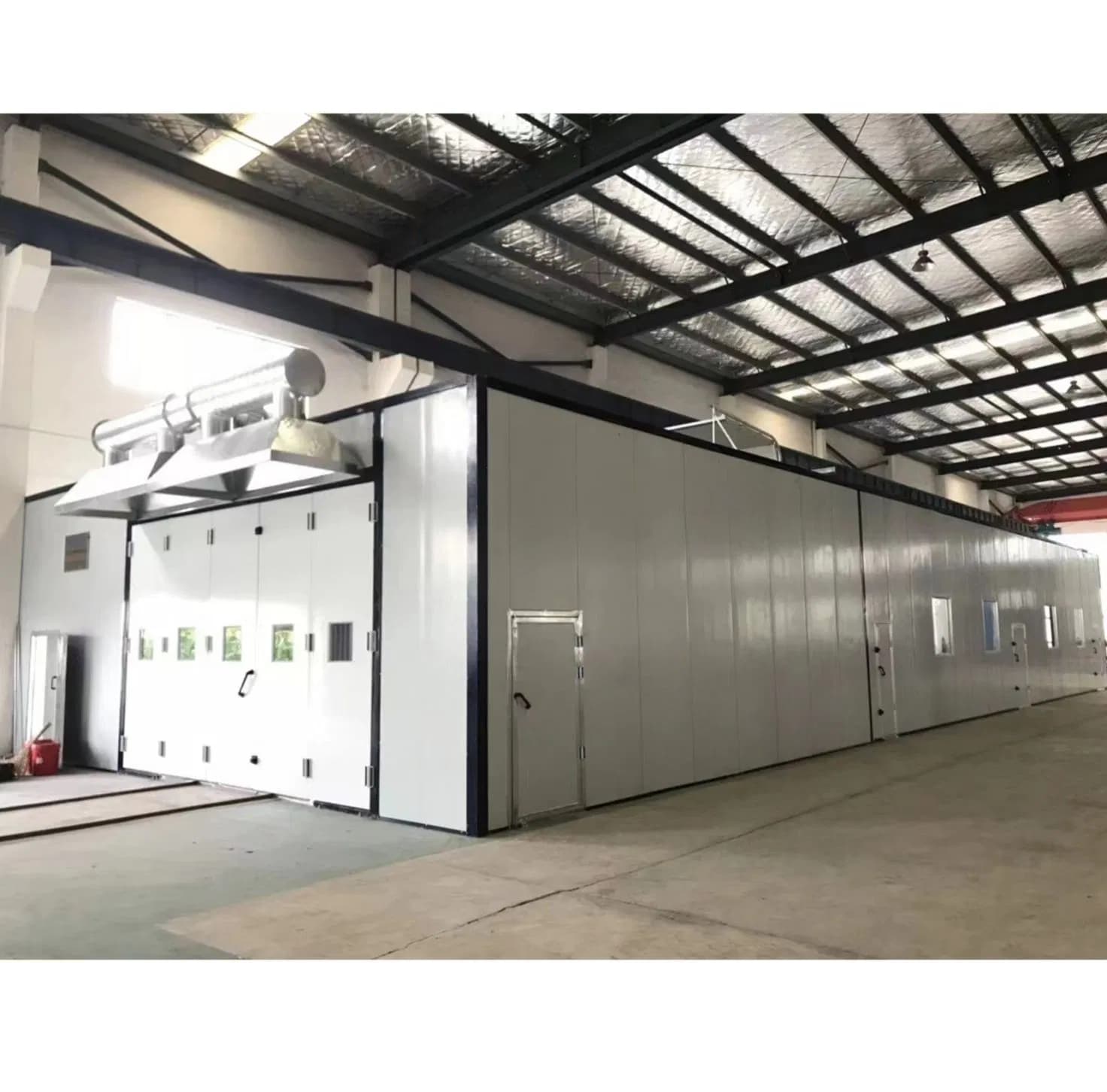 Environmental Waterborne Large Furniture Spray Booth High Temperature Paint Booths Superior Quality Wood Painting Oven