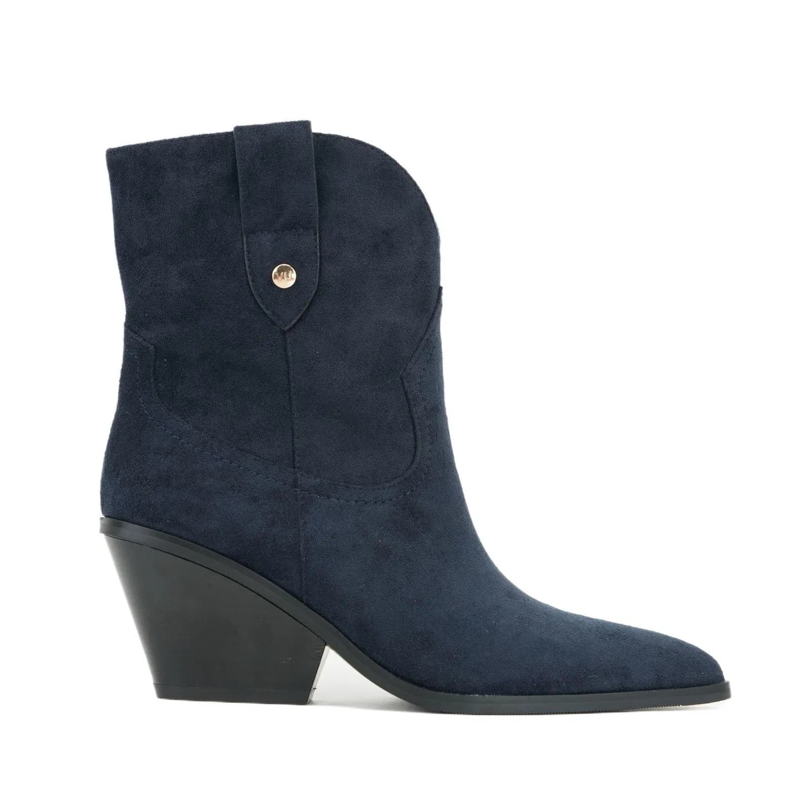 Trendy Women's Casual Low Heel Cowboy Design Lady Short Ankle Boots