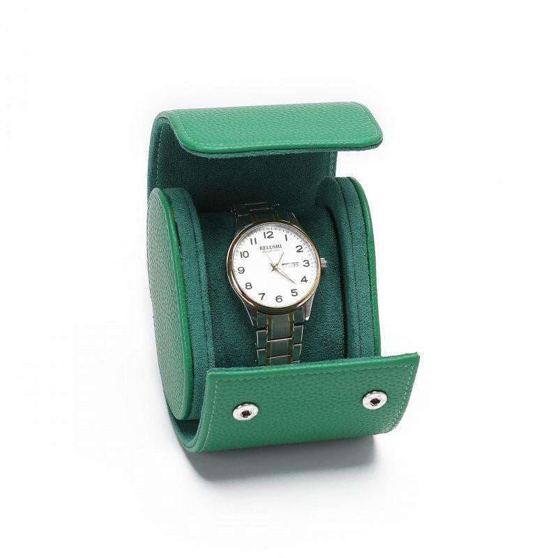 Litchi Leather Watch Storage Box with 1, 2, and 3 Watch Slots