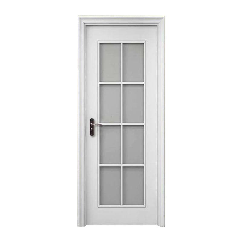 Elegant Custom French Double Glass Vinyl Casement Interior Door