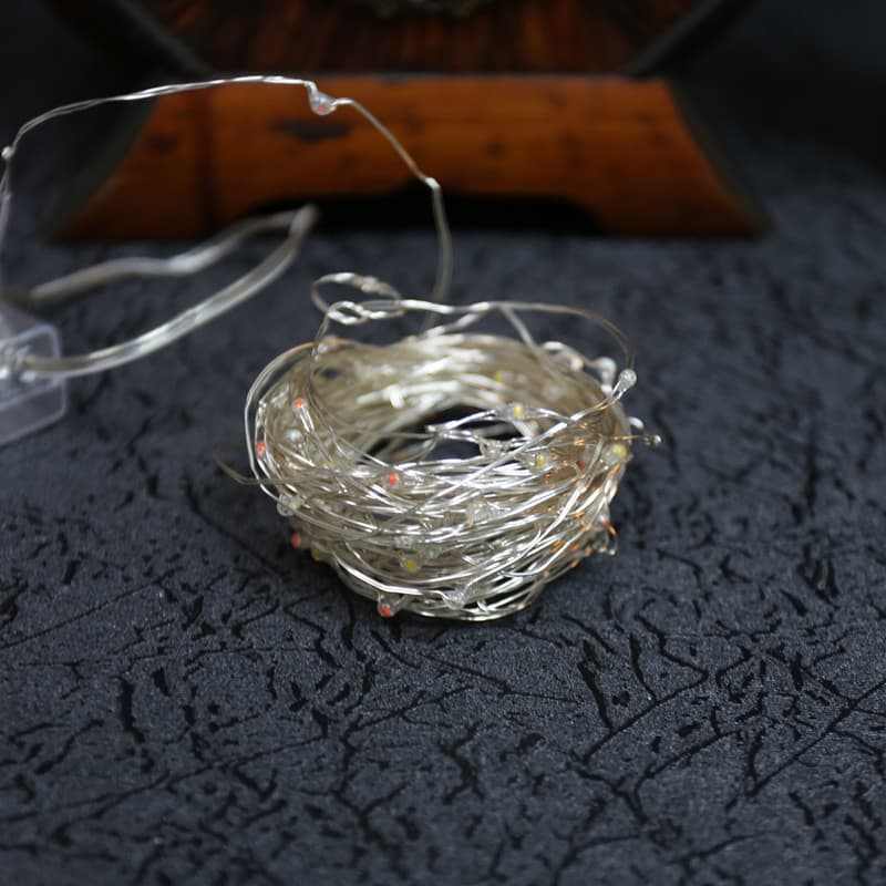 AA Battery Box Operated Holiday Decorative Copper Wire LED Fairy String Lights