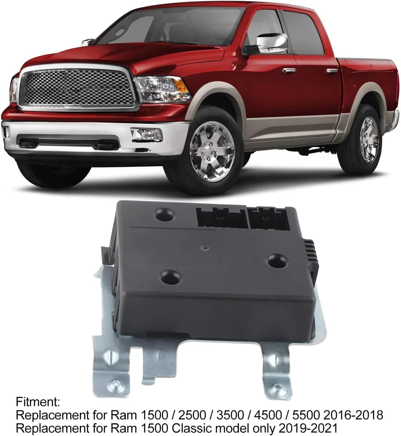 Trailer Brake Module, Trailer Brake Control Module 82215040ab 82215040AC Replacement for RAM 1500 Classic 2500 3500 4500 5500 Engine Spare Parts