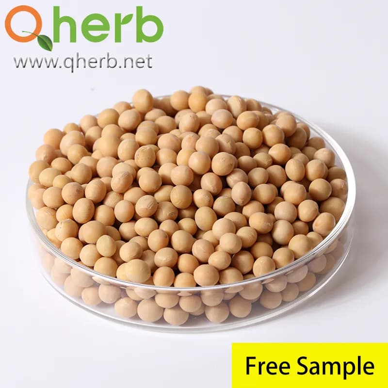 Free Samples Anti-Oxidation 40% Isoflavones Soybean Seed Peel Extract with Halal Certificate