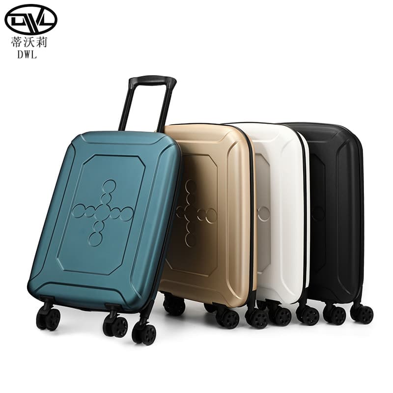 Lightweight ABS PC Collapsible Suitcase with Universal Wheels Boarding Trolley Travel Padlock Foldable Carry-on for Male Female