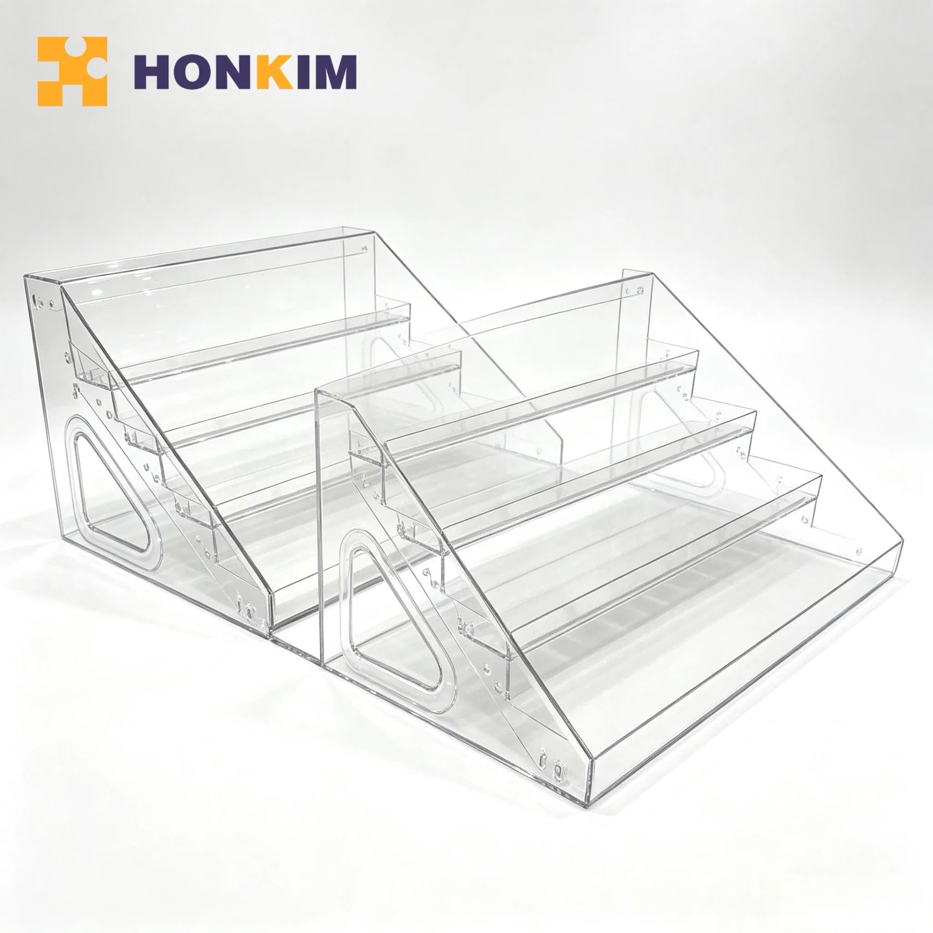 Wholesale Acrylic Desktop Rack Custom Size for Dresser Office Supermarket Shelf