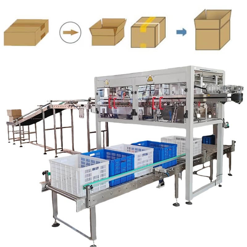 Specialized for Chinese Large Factories, Fully Automatic Cardboard Box Unpacking Unboxing Machine for Opening Sealed Sealing Carton