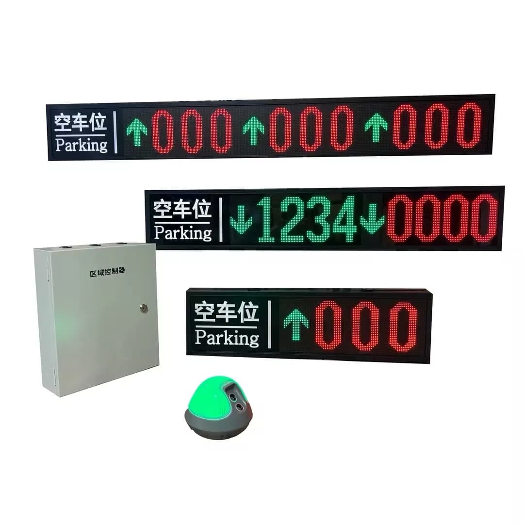LED Parking Guidance Screen Smart Parking Display Real-Time Parking Availability Sign Parking Information Display Board