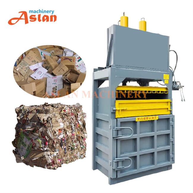 CE Commercial Cardboard Vertical Hydraulic Waste Paper Waste Baler Machine