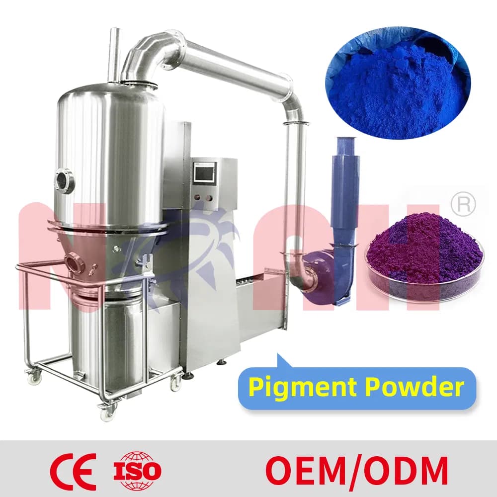 Gfg80 Chemical High Efficient Washing Powder Boiling Dryer Fluid Bed Drying Machine