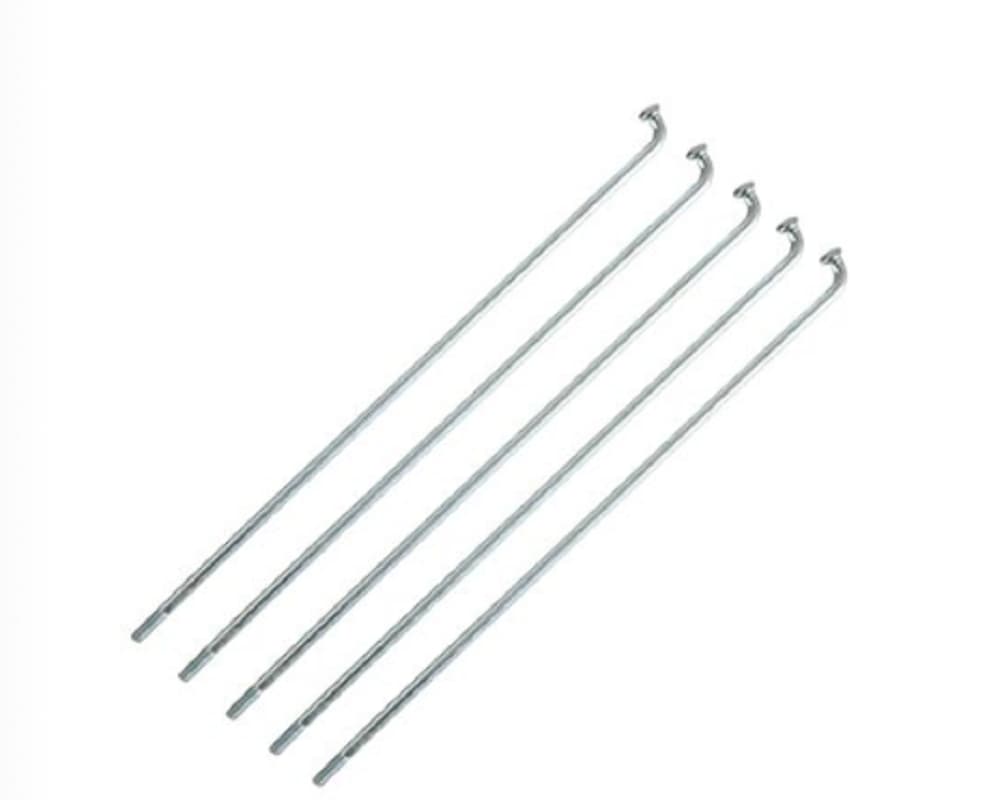 China Manufacturer Cheap Bicycle Spokes Black Silver Color Stainless Steel Bike Spoke