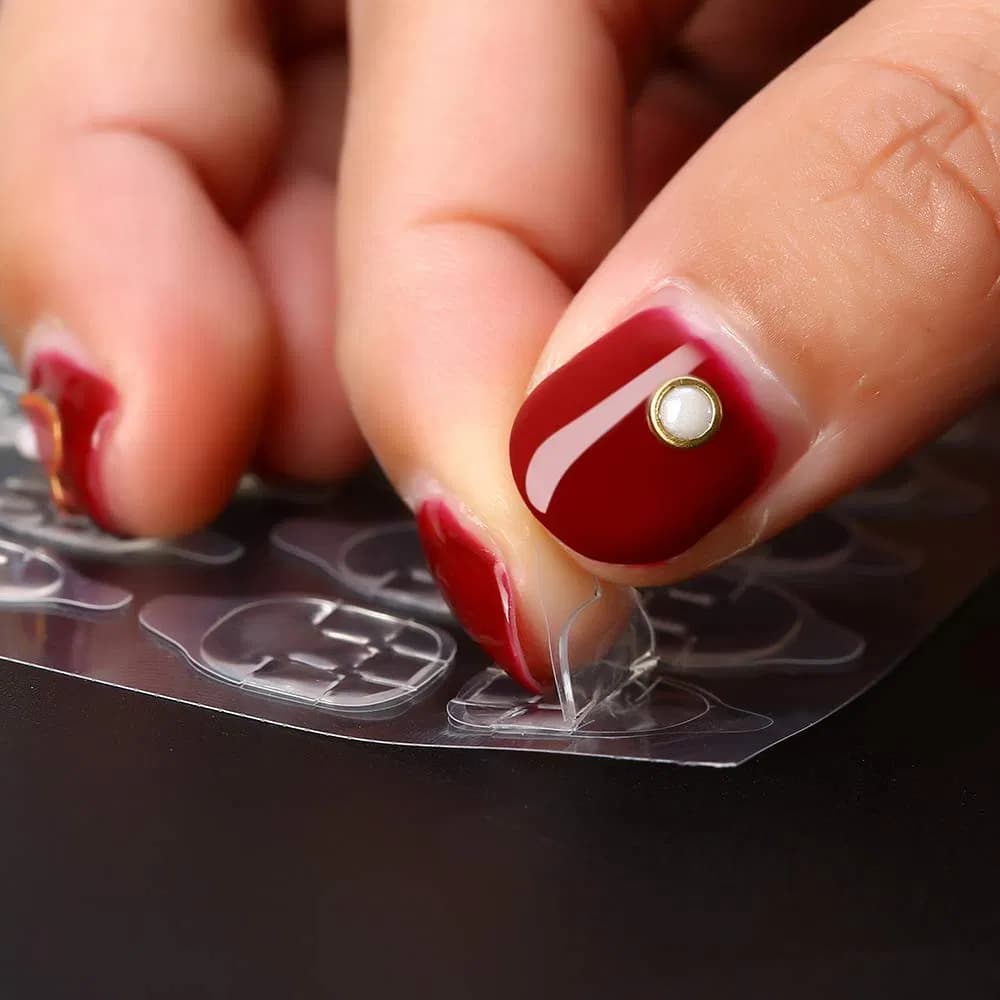 Double Sided False Nail Art Adhesive Tape Glue Sticker DIY Tips Fake Nail Acrylic Manicure Gel Makeup Tool